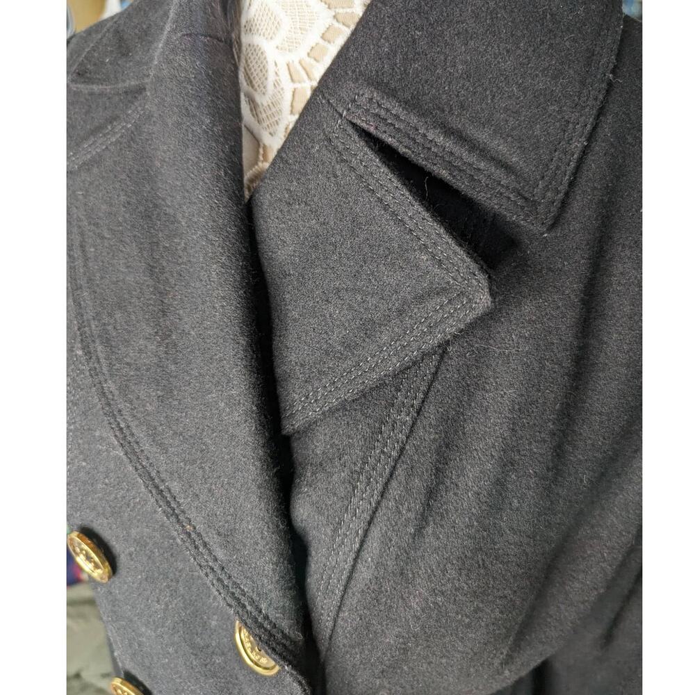 Michael Kors Black Peacoat 8 - Picture 6 of 10